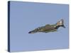 An F-4 Phantom in Flight Over Houston, Texas-Stocktrek Images-Stretched Canvas