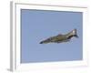 An F-4 Phantom in Flight Over Houston, Texas-Stocktrek Images-Framed Photographic Print