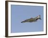 An F-4 Phantom in Flight Over Houston, Texas-Stocktrek Images-Framed Photographic Print