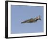 An F-4 Phantom in Flight Over Houston, Texas-Stocktrek Images-Framed Photographic Print