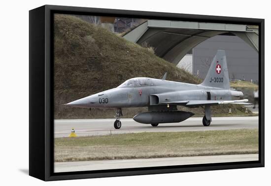An F-5 Tiger Aircraft of the Swiss Air Force-Stocktrek Images-Framed Stretched Canvas