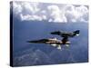 An F-5 Tiger II And F-4 Phantom II During a Tactics Development Flight-Stocktrek Images-Stretched Canvas