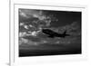 An F-86F Sabre in Flight Near Glendale, California-null-Framed Photographic Print