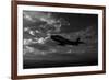 An F-86F Sabre in Flight Near Glendale, California-null-Framed Photographic Print