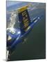 An F/A-18 Hornet of the Blue Angels Over Pensacola Beach, Florida-Stocktrek Images-Mounted Photographic Print