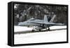 An F-A-18 Hornet of the Swiss Air Force-null-Framed Stretched Canvas