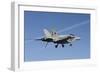 An F-A-18C Hornet in Flight-null-Framed Photographic Print