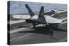 An F-A-18C Hornet Lands on the Flight Deck of USS Nimitz-null-Stretched Canvas