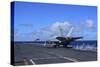 An F-A-18C Hornet Launches from Aircraft Carrier USS Carl Vinson-null-Stretched Canvas