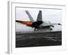 An F/A-18C Hornet Launches from the Flight Deck Aboard USS Enterprise-Stocktrek Images-Framed Photographic Print