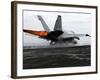 An F/A-18C Hornet Launches from the Flight Deck Aboard USS Enterprise-Stocktrek Images-Framed Photographic Print