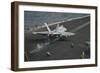 An F-A-18C Hornet Launches from the Flight Deck Aboard USS Nimitz-null-Framed Photographic Print