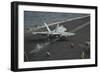 An F-A-18C Hornet Launches from the Flight Deck Aboard USS Nimitz-null-Framed Photographic Print