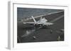 An F-A-18C Hornet Launches from the Flight Deck Aboard USS Nimitz-null-Framed Photographic Print