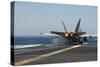 An F-A-18C Hornet Launches from the Flight Deck of USS Carl Vinson-null-Stretched Canvas