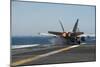 An F-A-18C Hornet Launches from the Flight Deck of USS Carl Vinson-null-Mounted Photographic Print