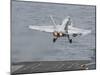 An F-A-18C Hornet Launches from the Flight Deck of USS Nimitz-null-Mounted Photographic Print