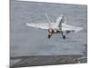 An F-A-18C Hornet Launches from the Flight Deck of USS Nimitz-null-Mounted Photographic Print