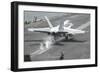 An F-A-18C Hornet Launches Off the Flight Deck of USS Nimitz-null-Framed Photographic Print