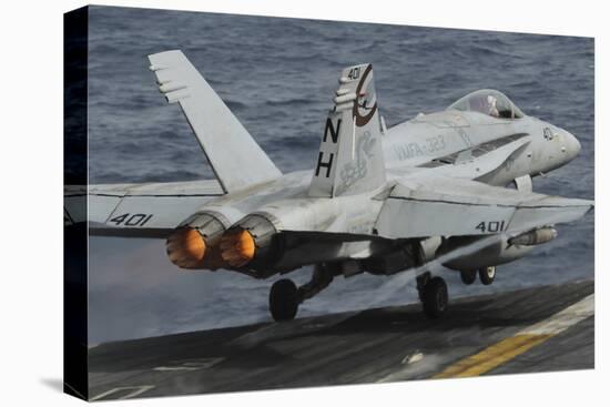 An F-A-18C Hornet Launches Off the Flight Deck of USS Nimitz-null-Stretched Canvas