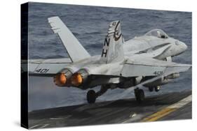 An F-A-18C Hornet Launches Off the Flight Deck of USS Nimitz-null-Stretched Canvas