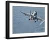 An F-A-18C Hornet Taking Off-null-Framed Photographic Print