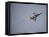 An F-A-18E Super Hornet in Flight over the Gulf of Oman-null-Framed Stretched Canvas