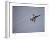 An F-A-18E Super Hornet in Flight over the Gulf of Oman-null-Framed Photographic Print