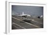 An F-A-18E Super Hornet Lands Aboard the Aircraft Carrier USS Nimitz-null-Framed Premium Photographic Print