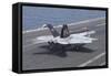 An F-A-18E Super Hornet Lands on the Flight Deck of USS Nimitz-null-Framed Stretched Canvas