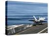 An F/A-18E Super Hornet Launches from the Flight Deck of USS Carl Vinson-Stocktrek Images-Stretched Canvas