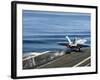 An F/A-18E Super Hornet Launches from the Flight Deck of USS Carl Vinson-Stocktrek Images-Framed Photographic Print