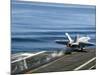 An F/A-18E Super Hornet Launches from the Flight Deck of USS Carl Vinson-Stocktrek Images-Mounted Photographic Print