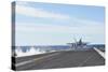 An F-A-18E Super Hornet Launches from the Flight Deck of USS George Washington-null-Stretched Canvas