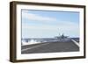 An F-A-18E Super Hornet Launches from the Flight Deck of USS George Washington-null-Framed Photographic Print