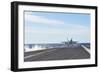 An F-A-18E Super Hornet Launches from the Flight Deck of USS George Washington-null-Framed Photographic Print