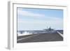 An F-A-18E Super Hornet Launches from the Flight Deck of USS George Washington-null-Framed Photographic Print