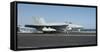 An F-A-18E Super Hornet Launches from the Flight Deck of USS Harry S. Truman-null-Framed Stretched Canvas