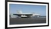 An F-A-18E Super Hornet Launches from the Flight Deck of USS Harry S. Truman-null-Framed Photographic Print