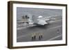 An F-A-18E Super Hornet Launches from the Flight Deck of USS Nimitz-null-Framed Photographic Print