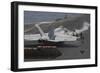 An F-A-18E Super Hornet Launches from USS Nimitz-null-Framed Photographic Print