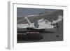 An F-A-18E Super Hornet Launches from USS Nimitz-null-Framed Photographic Print