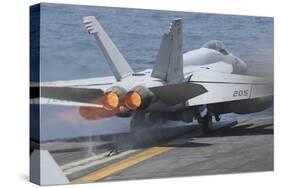 An F-A-18E Super Hornet Launches from USS Nimitz-null-Stretched Canvas