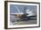 An F-A-18E Super Hornet Launches from USS Nimitz-null-Framed Photographic Print