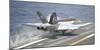 An F-A-18E Super Hornet Launches from USS Nimitz-null-Mounted Photographic Print