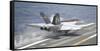 An F-A-18E Super Hornet Launches from USS Nimitz-null-Framed Stretched Canvas