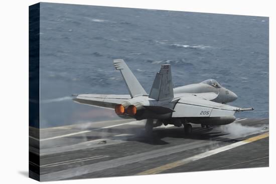 An F-A-18E Super Hornet Launches Off the Flight Deck of USS Nimitz-null-Stretched Canvas