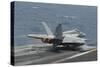 An F-A-18E Super Hornet Launches Off the Flight Deck of USS Nimitz-null-Stretched Canvas