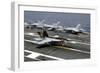 An F-A-18E Super Hornet Makes an Arrested Landing-null-Framed Photographic Print