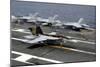 An F-A-18E Super Hornet Makes an Arrested Landing-null-Mounted Photographic Print